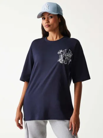 MLB FLORAL GRAPHIC OS TEE